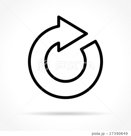 refresh thin line icon 27390649
