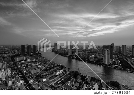 Black and White, Chao Phraya River cross  27391684