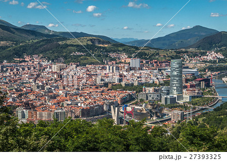 Panoramic view of Bilbao in Spain Panoramic view of Bilbao in Spain 27393325