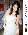 Bride at home ready for ceremony, waiting groom 27395209
