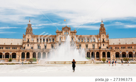 Spain Square is landmark in Seville, Andalusia Spain Square is landmark in Seville, Andalusia 27396375
