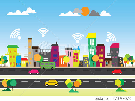 Free wifi in the city. 27397070