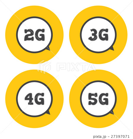 Mobile telecommunications icons. 27397071