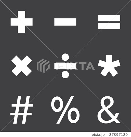Basic Mathematical Sign Basic Mathematical Sign 27397120