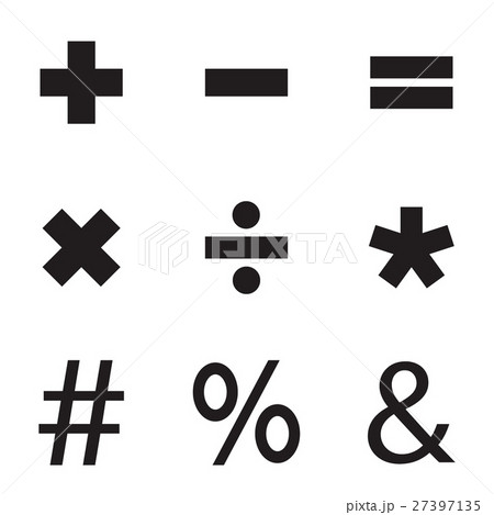Basic Mathematical Sign 27397135
