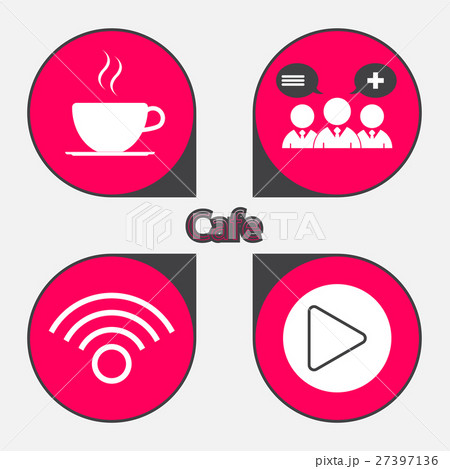 cafe icon set cafe icon set 27397136