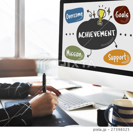 Business Goals Mission Word Diagram Concept 27398325