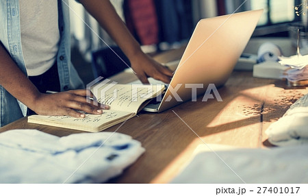 Teenage Girl Working Desk Concept 27401017