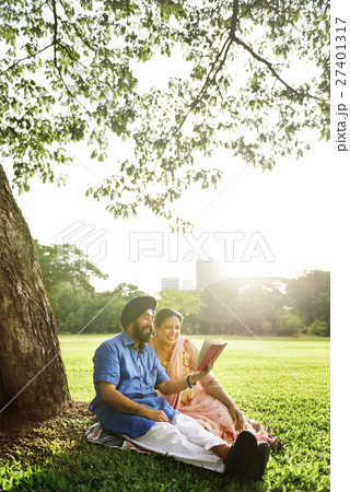 Indian Couple Love Care Concept 27401317
