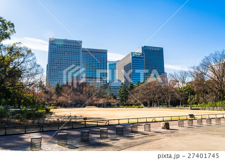 東京　日比谷公園と日比谷公会堂 27401745