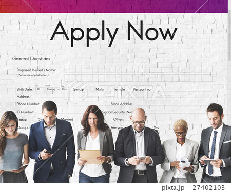 Apply Online Application Form Recruitment Concept Apply Online Application Form Recruitment Concept 27402103