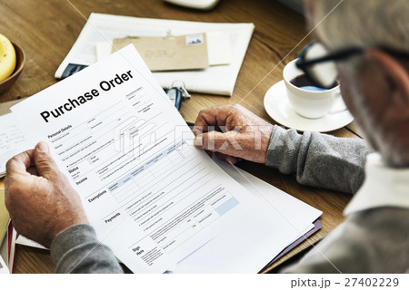 Purchase Order Form Payslip Concept 27402229