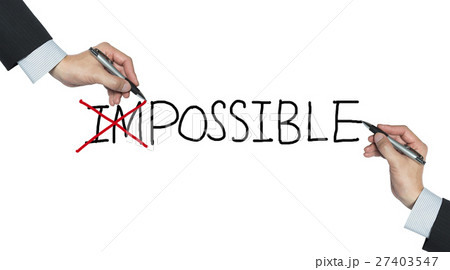 impossible written by hand 27403547