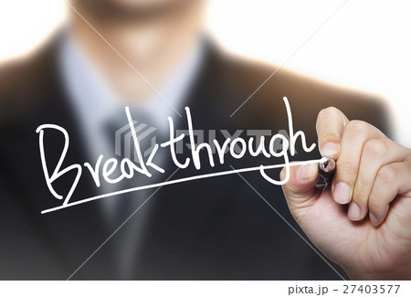 break through written by hand 27403577