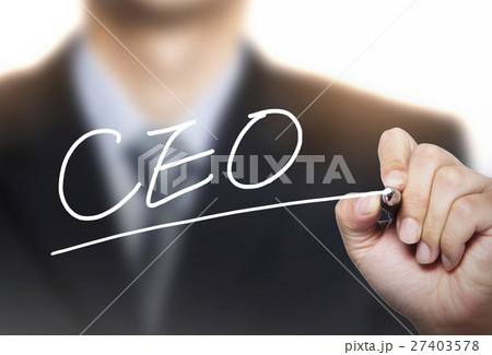 CEO written by hand 27403578