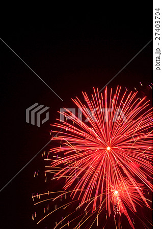 姫路みなと祭 海上花火大会の写真素材