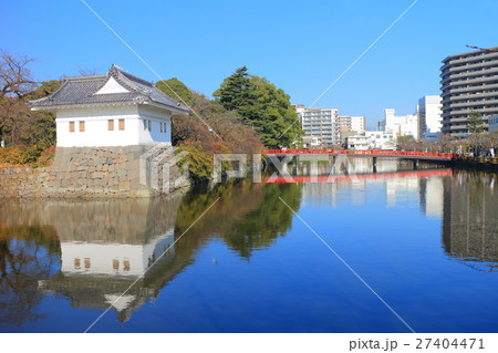 小田原城　ニの丸隅櫓と学橋 27404471