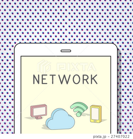 Cloud Network Communication Connection Concept Cloud Network Communication Connection Concept 27407022