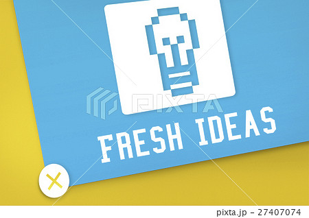 Fresh Ideas Inspire Thinking Vision Graphic Concept 27407074