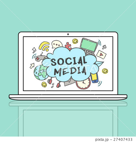 Global Communication Social Media Icon Concept 27407433