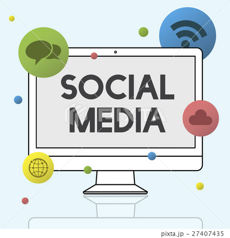 Social Media Communication Connection Concept 27407435