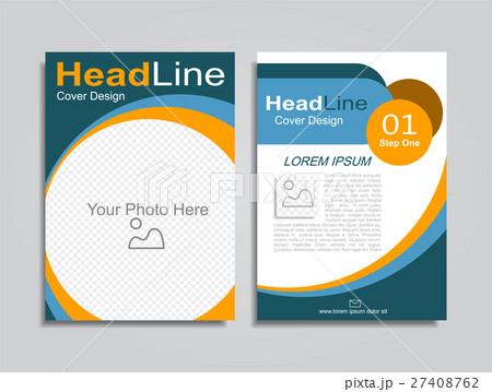 Brochure design layout with place for your data Brochure design layout with place for your data 27408762