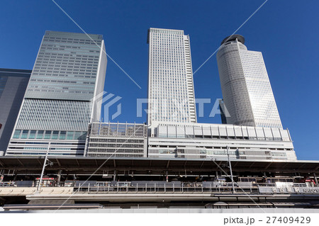 太閤口側から見た名古屋駅高層ビル群２ 27409429