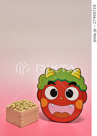 節分 福豆と赤鬼 節分 福豆と赤鬼 27409728