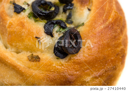 Closeup of cake with herbs. 27410440