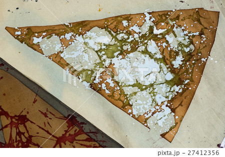 Sector, fragment, hot batik, background texture 27412356