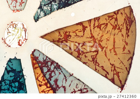 Sector, fragment, hot batik, background texture Sector, fragment, hot batik, background texture 27412360