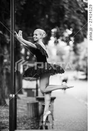 ballerina makes selfie ballerina makes selfie 27414129