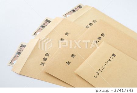 支出　家計　医療費　雑費　食費　光熱費　レクリエーション費 27417343