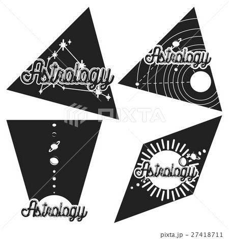 Vintage astrology emblems 27418711
