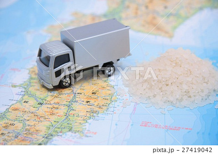 物流イメージ　米 27419042