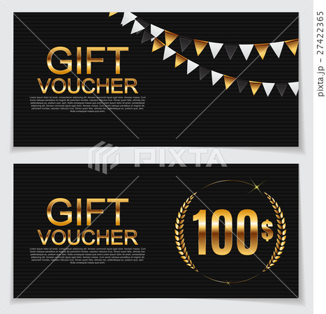 Gift Voucher Template for Discount Coupon  Vector 27422365