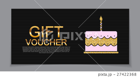 Gift Voucher Template for Discount Coupon  Vector 27422368