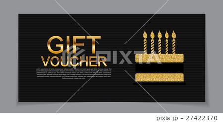 Gift Voucher Template for Discount Coupon  Vector 27422370