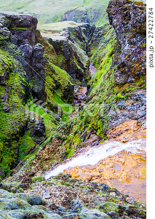 Small waterfall in Iceland 27422784