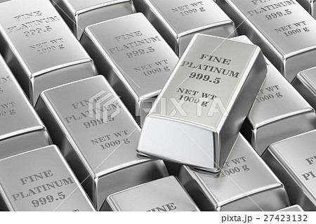 Platinum bars background, 3D rendering Platinum bars background, 3D rendering 27423132
