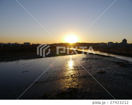 初日の出（府中四谷橋） 27423212
