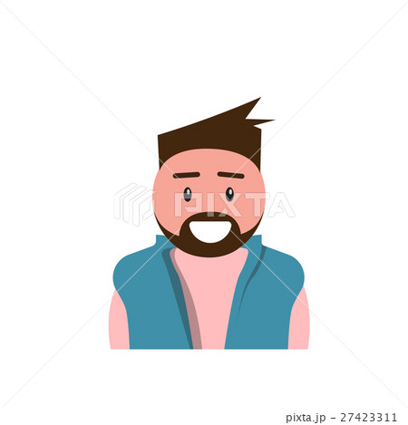 Profile Icon Male Avatar Man, Hipster Cartoon Guy 27423311