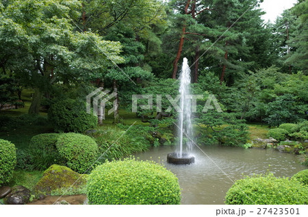 日本最古の噴水_兼六園 日本最古の噴水_兼六園 27423501