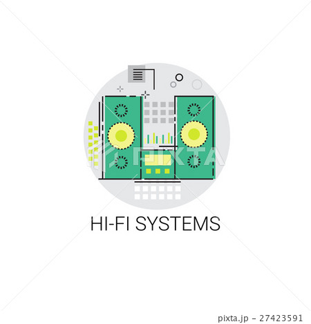 Music Studio Audio Hi Fi System Icon Music Studio Audio Hi Fi System Icon 27423591