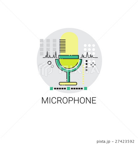 Microphone Audio Production Sound Icon 27423592
