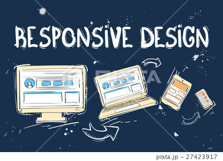Responsive Design Laptop Phone Tablet Desktop 27423917