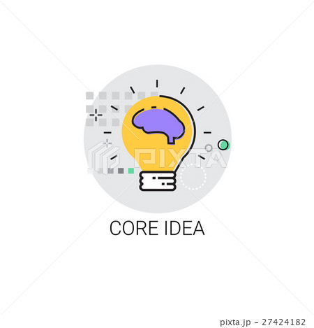 Light Bulb Icon New Creative Core Idea Business 27424182