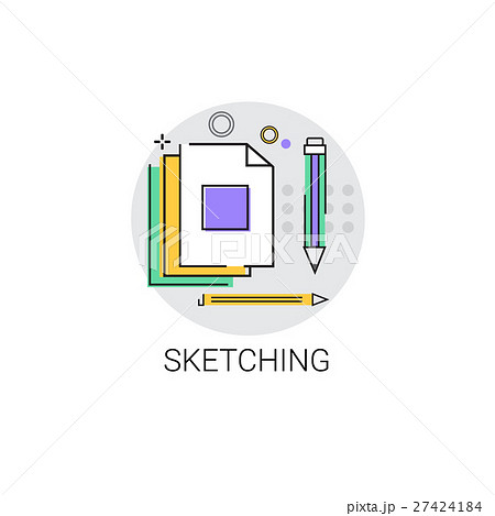Sketching Logo Application Design Graphic 27424184