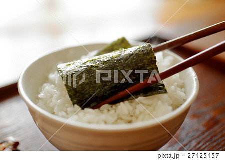 ご飯と板海苔 27425457