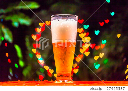 bubble hearts inside drink 27425587